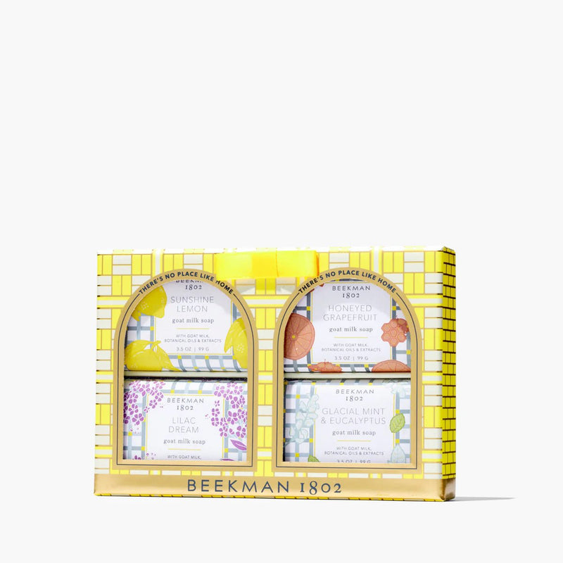 4 - Piece Travel Size Bar Soap Set - Beekman - Lemon And Lavender Toronto