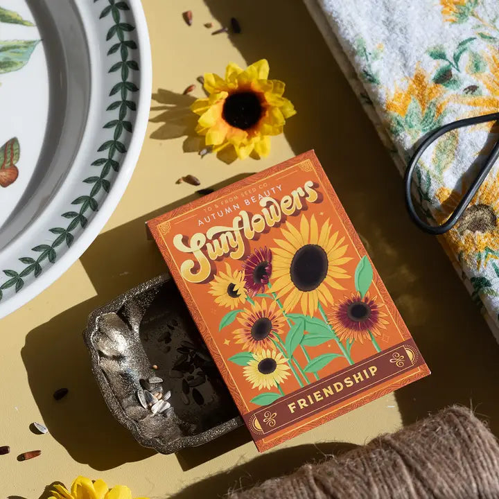 Sunflowers (Friendship) - Floriography Seed Packet