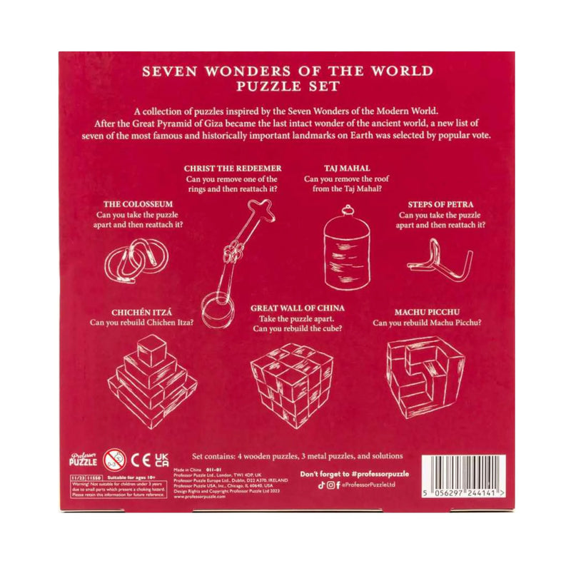 Seven Wonders of the World Puzzles Set
