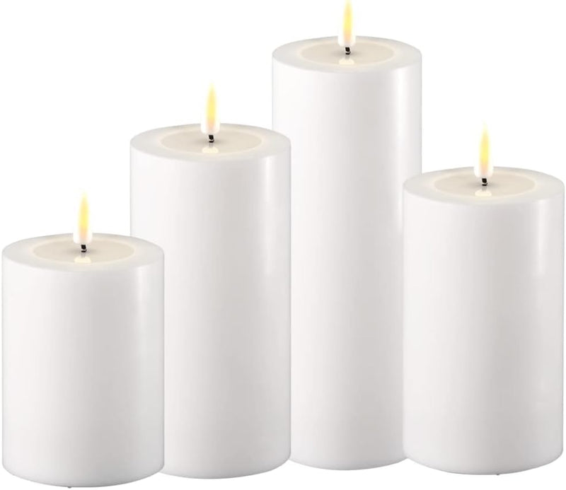 White Realistic LED Candle  Box Set