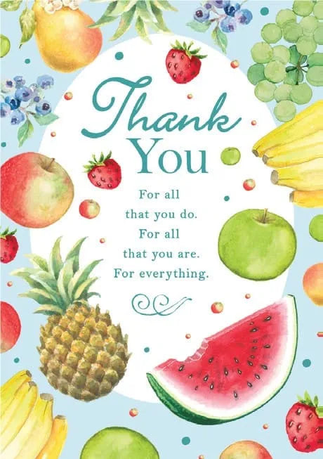 Fruit Thank You Card