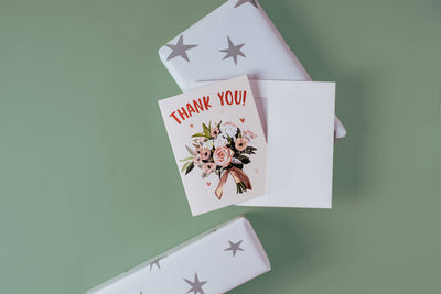 Thank You (Floral Bouquet) - Greeting Card