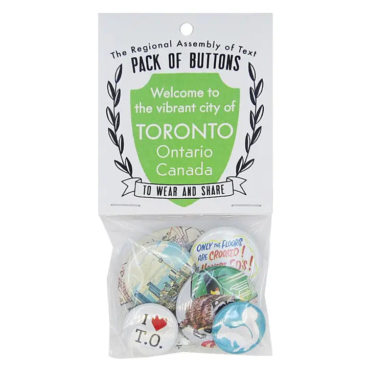 Toronto Pack of Buttons