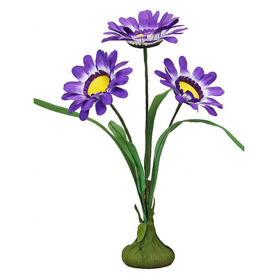 45" H Free Standing Artificial Faux Daisies: Dark Purple - Lemon And Lavender Toronto