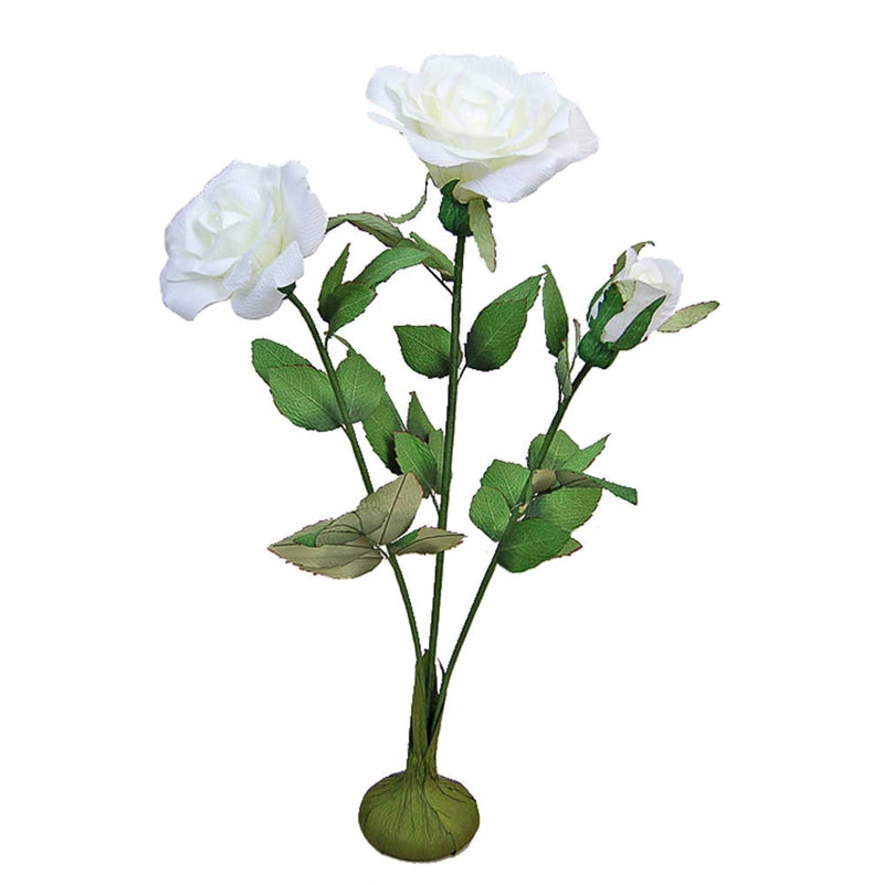 45" H Free Standing Artificial Faux Roses: Cream - Lemon And Lavender Toronto