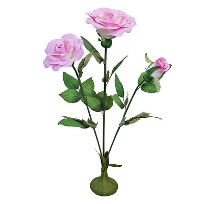 45" H Free Standing Artificial Faux Roses: Pink - Lemon And Lavender Toronto