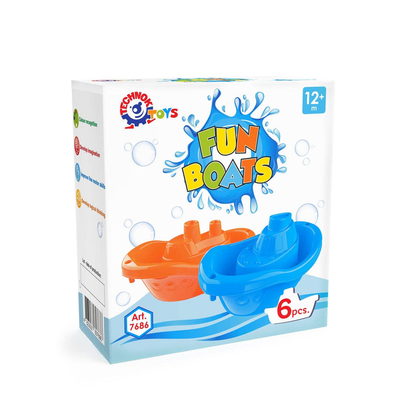 Bath Boats- Multi-Coloured Baby Bath Toys - Made in Ukraine