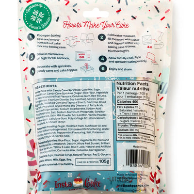 A Candy Cane Cake Kit