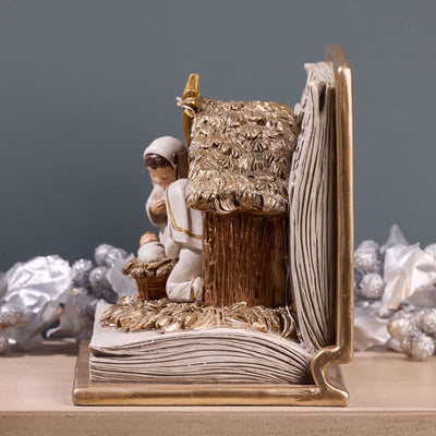 LED Book Nativity