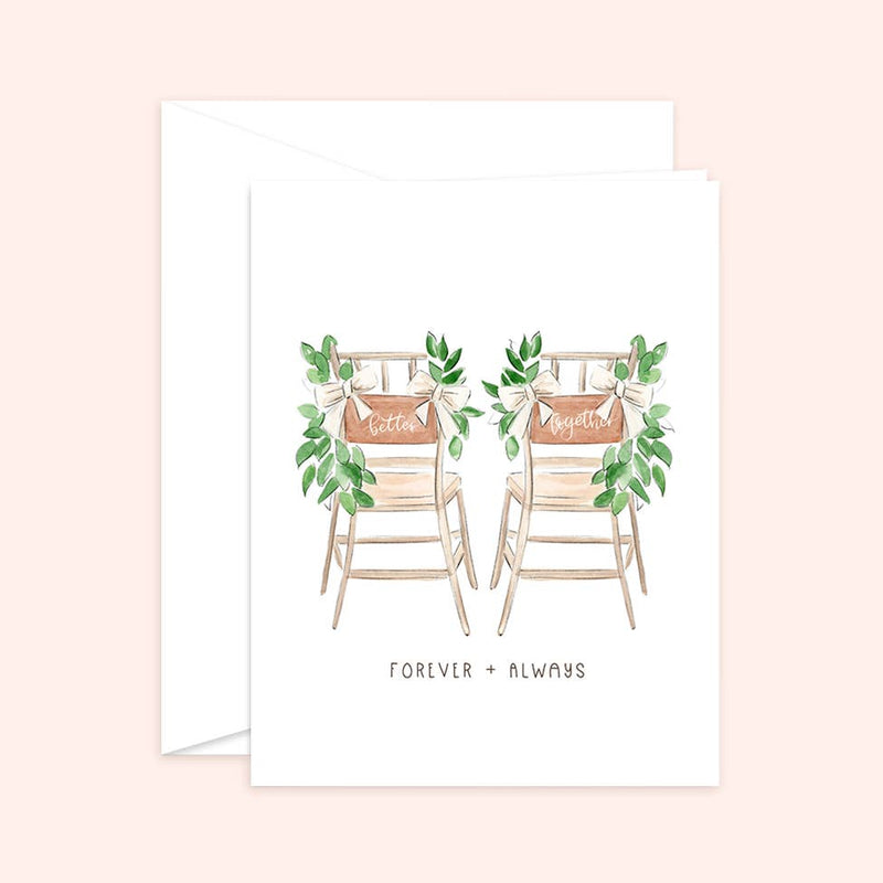 Better Together - Newly Wed Wedding Greeting Card