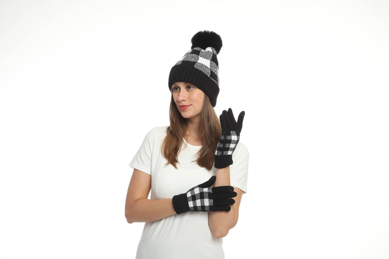 Buffalo Plaid Winter Toque