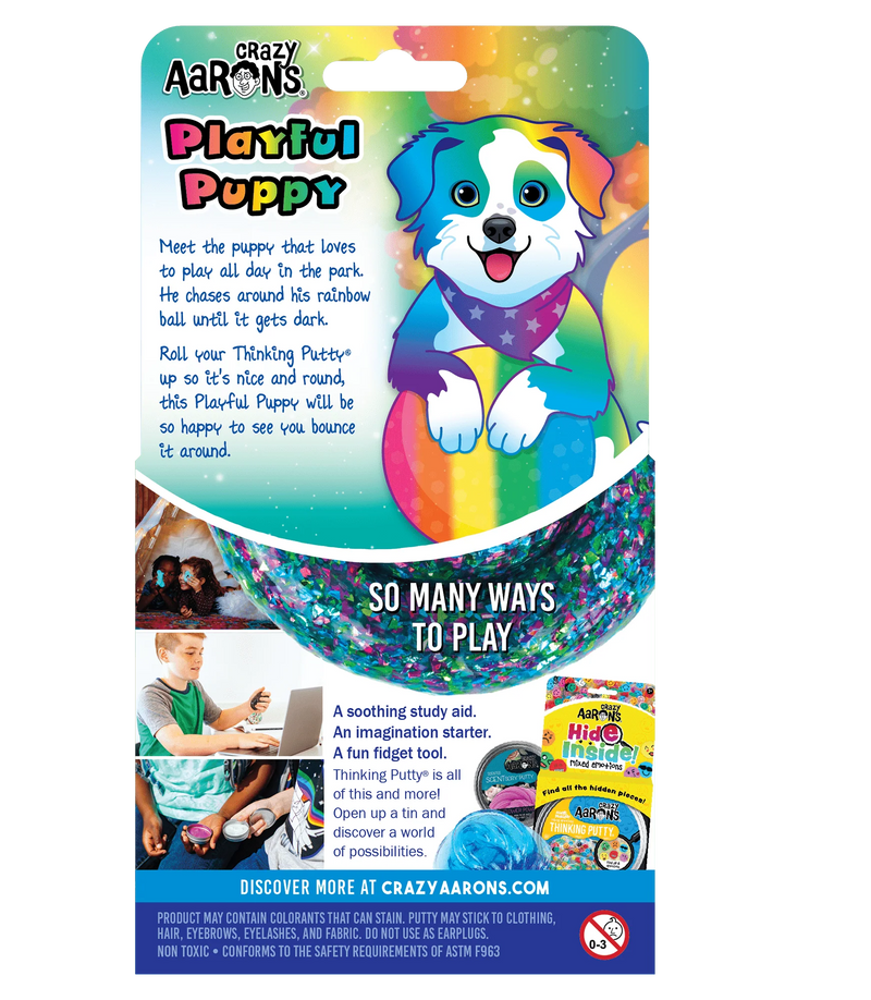 Crazy Aaron’s Putty Pets Playful Puppy