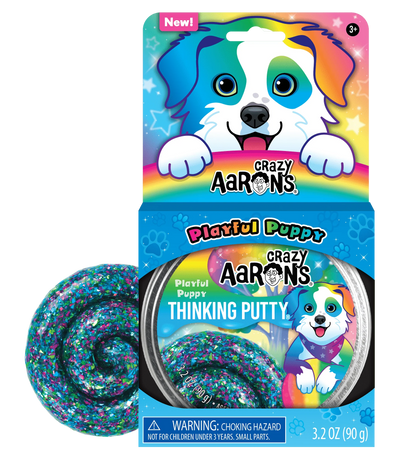 Crazy Aaron’s Putty Pets Playful Puppy