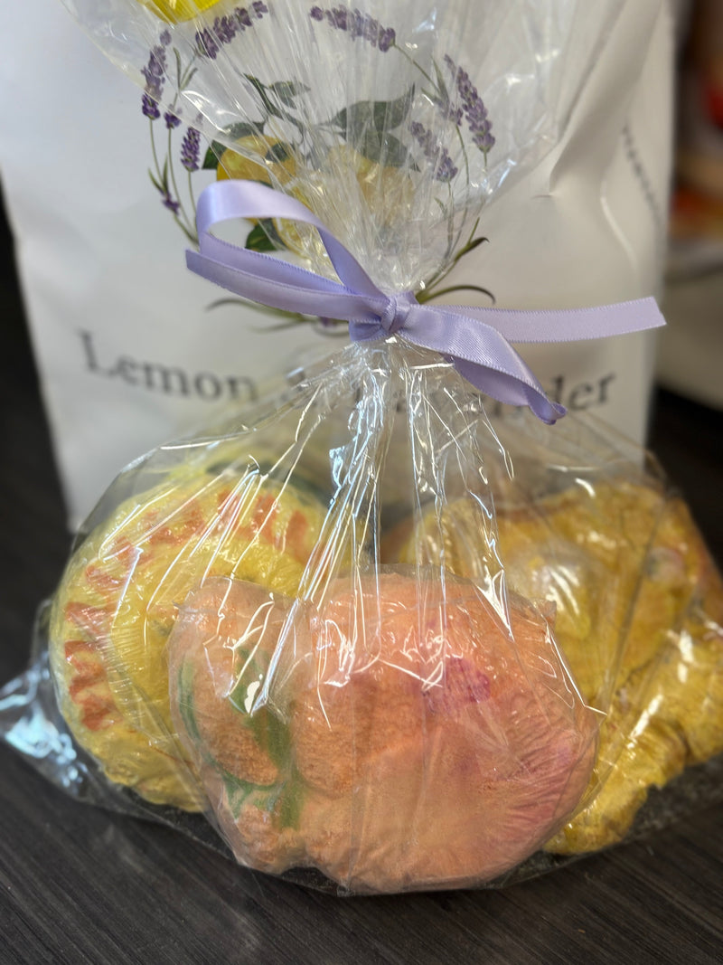5 Damaged Bath Bombs FINAL SALE - Lemon And Lavender Toronto