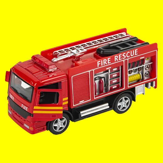 5" Die - Cast Pull Back Fire Engine Rescue - Lemon And Lavender Toronto