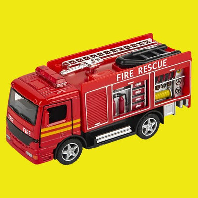 5" Die - Cast Pull Back Fire Engine Rescue - Lemon And Lavender Toronto