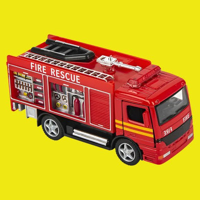 5" Die - Cast Pull Back Fire Engine Rescue - Lemon And Lavender Toronto