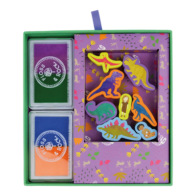 Dino Stamper Set-Floss & Rock