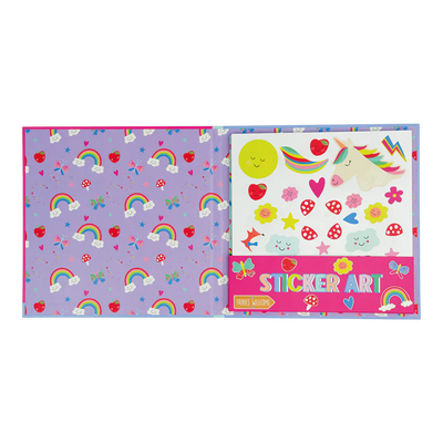 Scented Rainbow Fairy Sticker Art - Floss & Rock