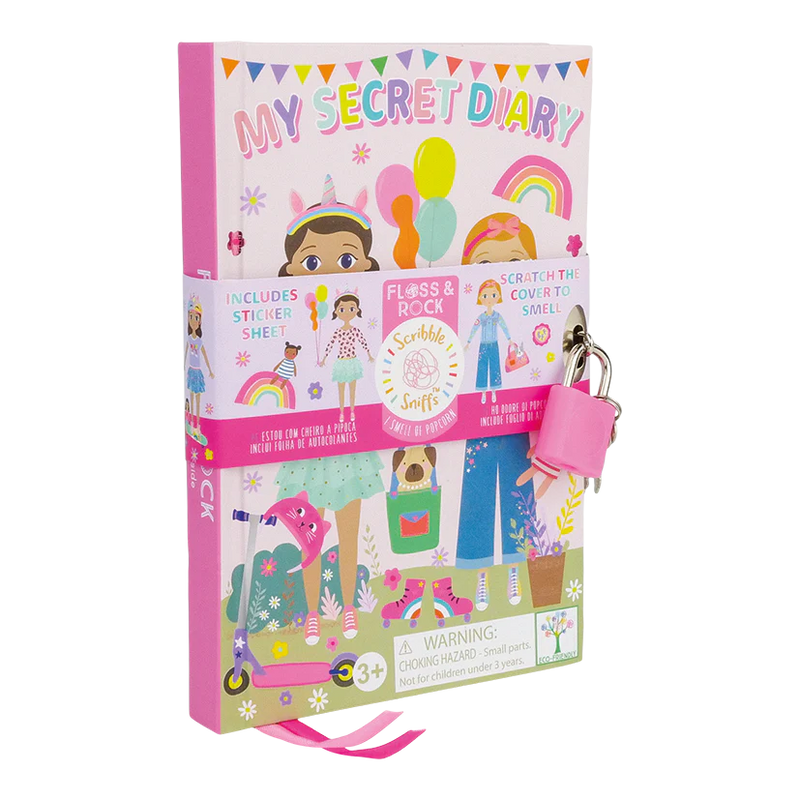 Scented Secret Diary - Best Friends- Floss & Rock