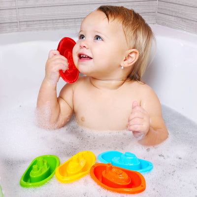 Bath Boats- Multi-Coloured Baby Bath Toys - Made in Ukraine