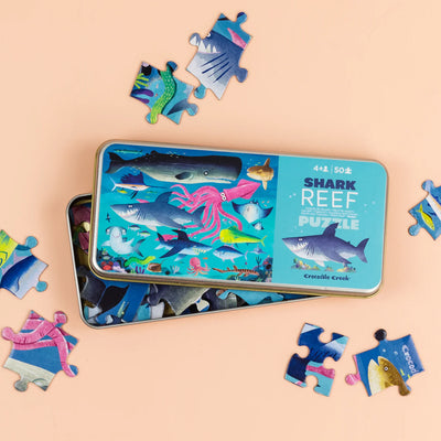 50 Piece Tin Puzzle - Shark Reef 🦈
