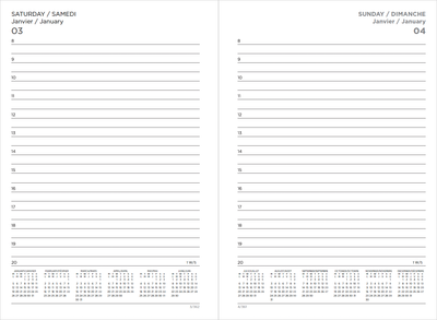 2026 Daily Planner – Exclusive Soft Cover with Clasp (Black)