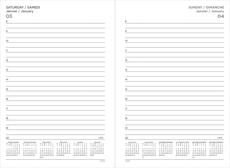 2026 Daily Planner – Exclusive Soft Cover with Clasp (Black)