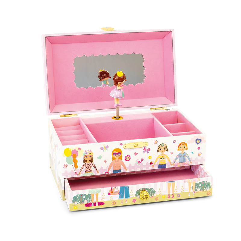 Musical Jewellery Box Best Friends-Floss & Rock