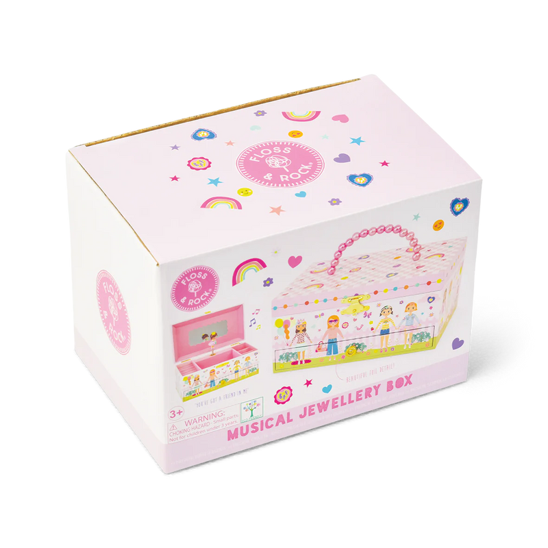 Musical Jewellery Box Best Friends-Floss & Rock