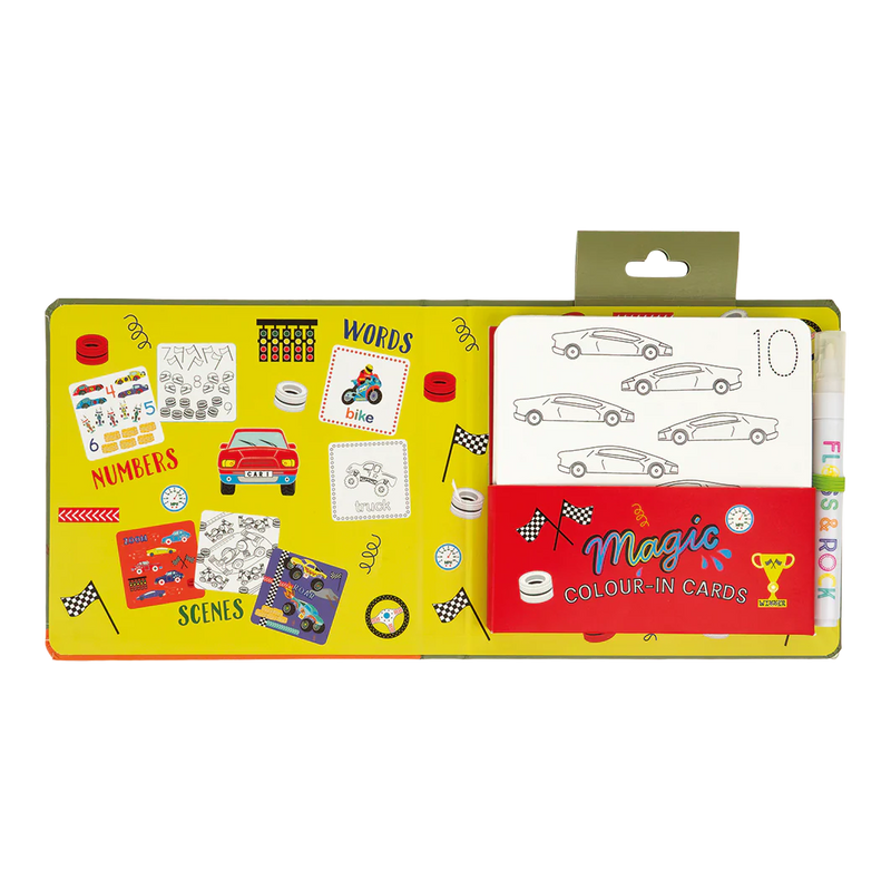 Cars Water Pen & Card-Floss & Rock