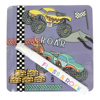 Cars Water Pen & Card-Floss & Rock