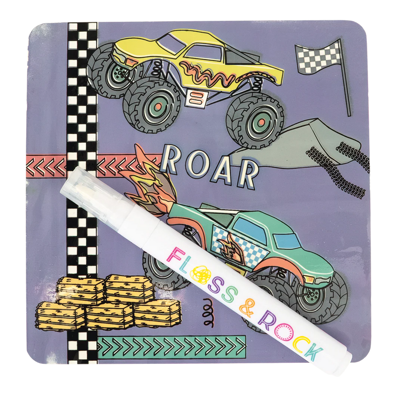 Cars Water Pen & Card-Floss & Rock