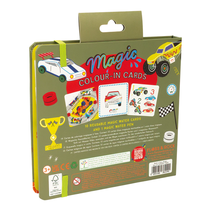Cars Water Pen & Card-Floss & Rock