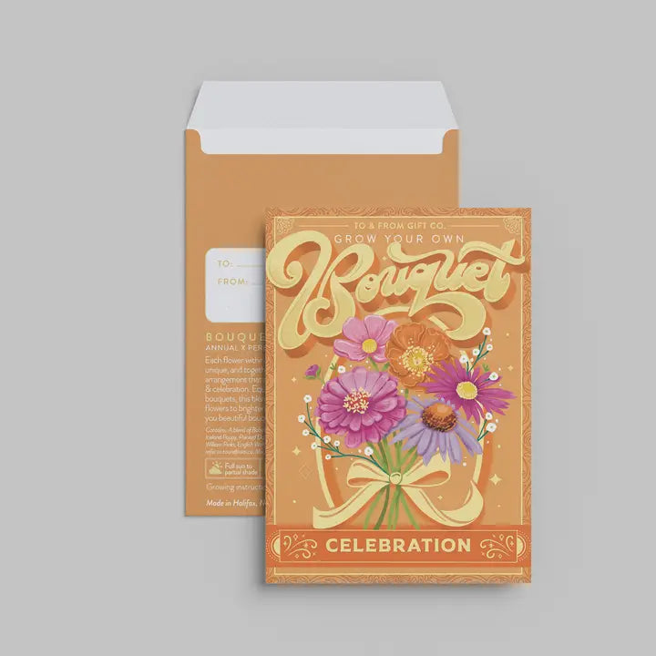 Grow Your Own Bouquet (Celebrate) - Floriography Seed Packet