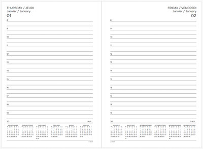 2026 Green Artisan Daily Planner