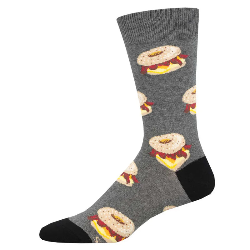 Mens Breakfast Bagel Socks