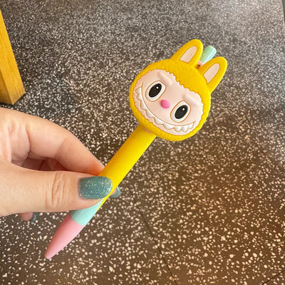 Labubu Cartoon Patch Gel Pen - Sold Individually
