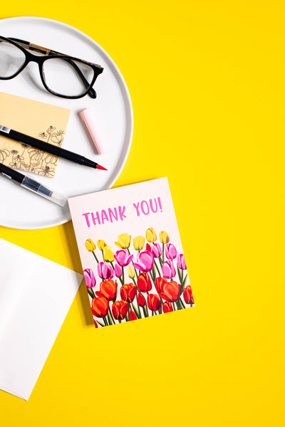 Thank You (Tulips) - Greeting Card