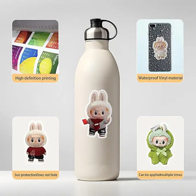 Labubu Cartoon Cute Deco Sticker - Sold Individually