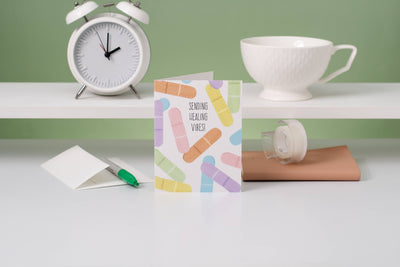 Sending Healing Vibes - Greeting Card