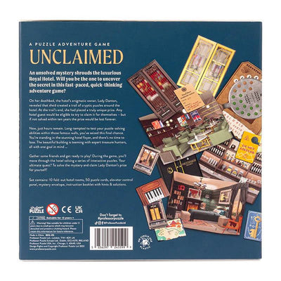 Unclaimed Puzzle Adventure Game
