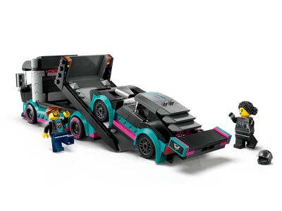 LEGO® City Race Car and Car Carrier Truck Building Toy