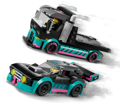 LEGO® City Race Car and Car Carrier Truck Building Toy