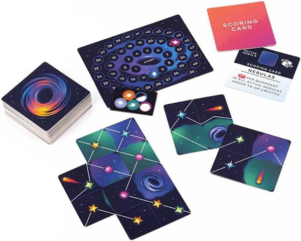 Outer Space Galaxy Card Game Jigsaw Puzzle