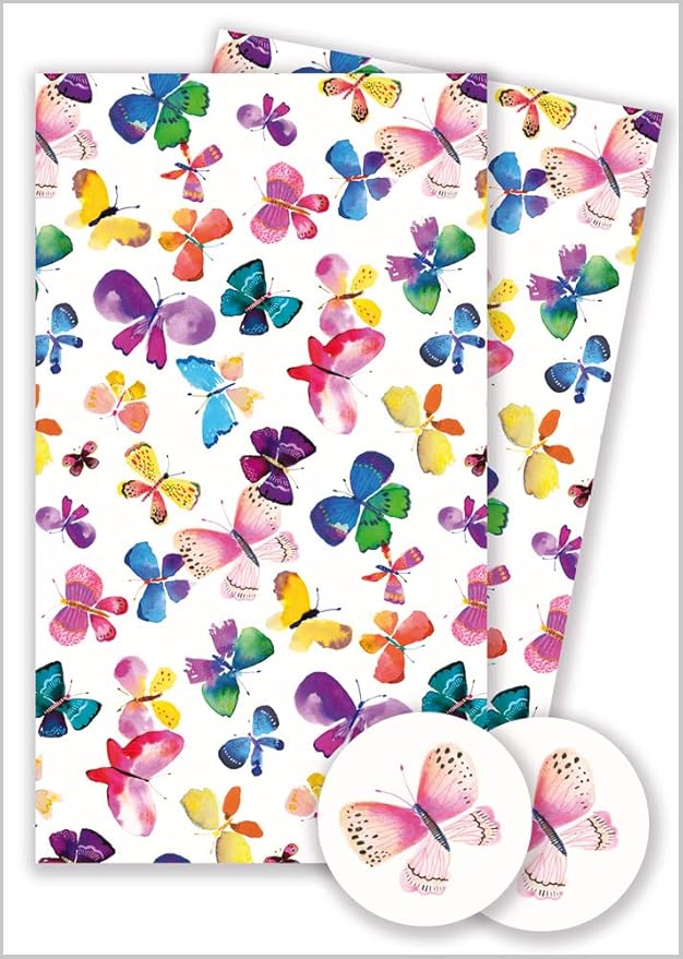 Butterflies Gift Wrap Pack
