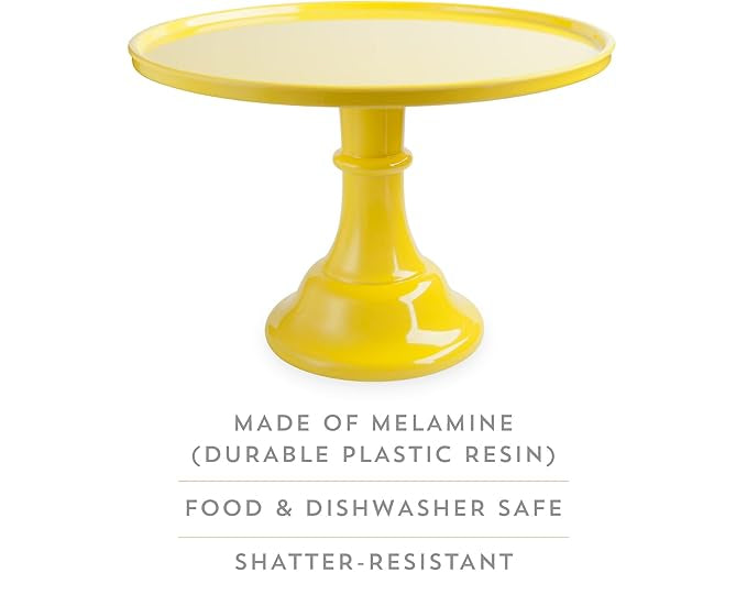 Yellow Melamine Cake Stand
