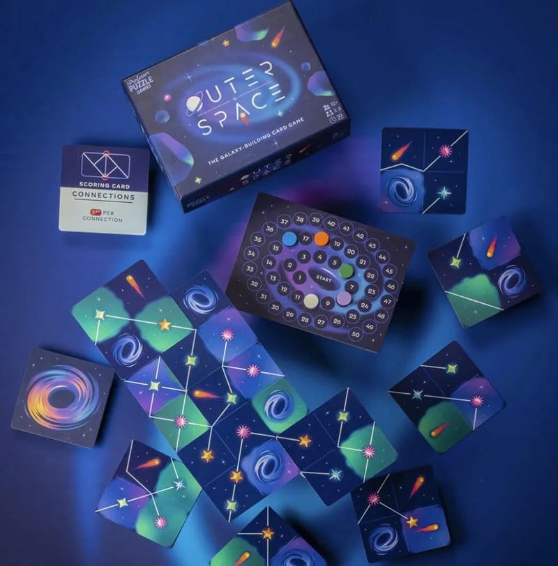 Outer Space Galaxy Card Game Jigsaw Puzzle