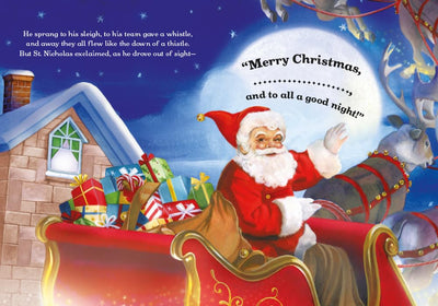 'Twas the Night Before Christmas Personalized Book with Stickers