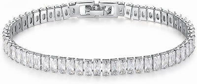 Silver Sparkle Rhinestone Bracelet